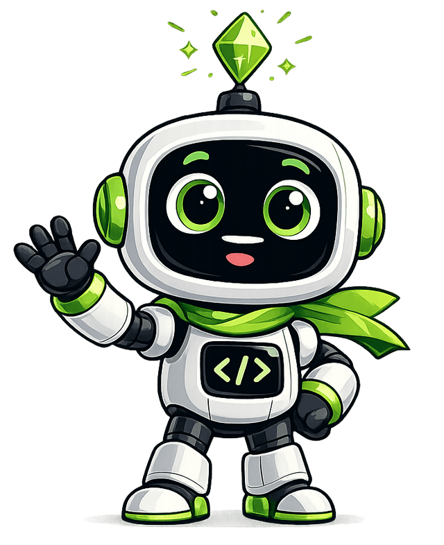 Robo inviting kids to start coding